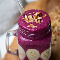 Förbättra din morgonnäring med KIANOs protein med bärsmak i din frukostsmoothie