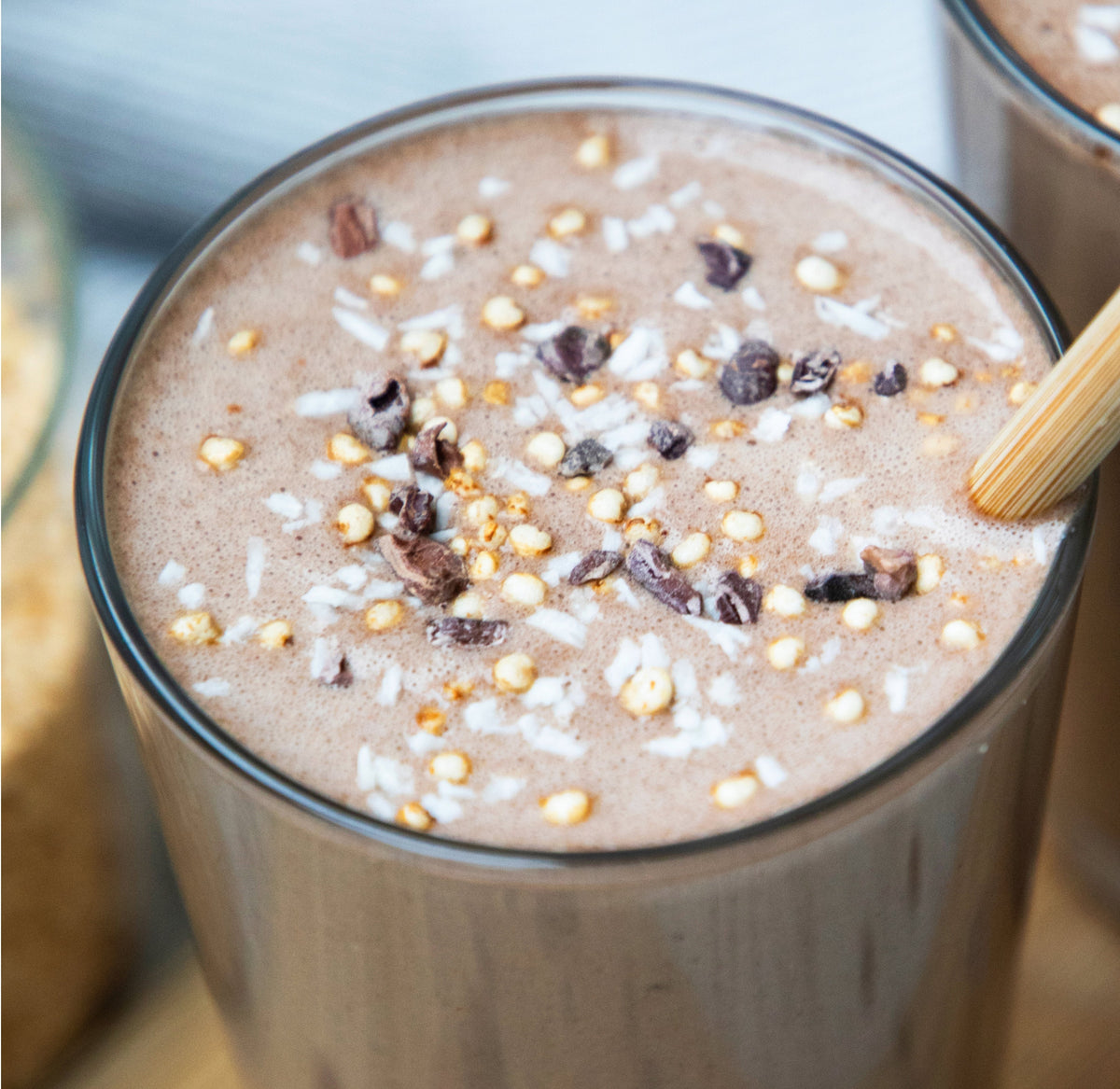 Superfood-smoothie med chokladsmak