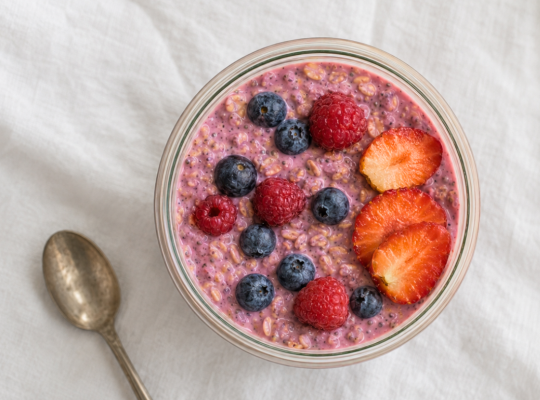 Berry Overnight Oats