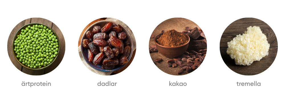 Huvudingredienser Choco Strong