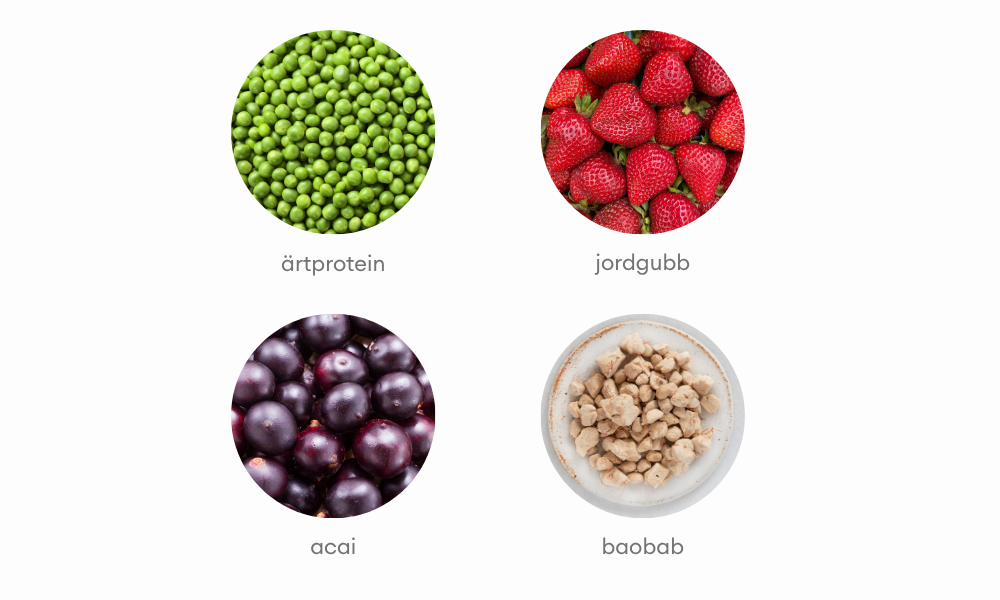 Berry Fuel huvudingredienser