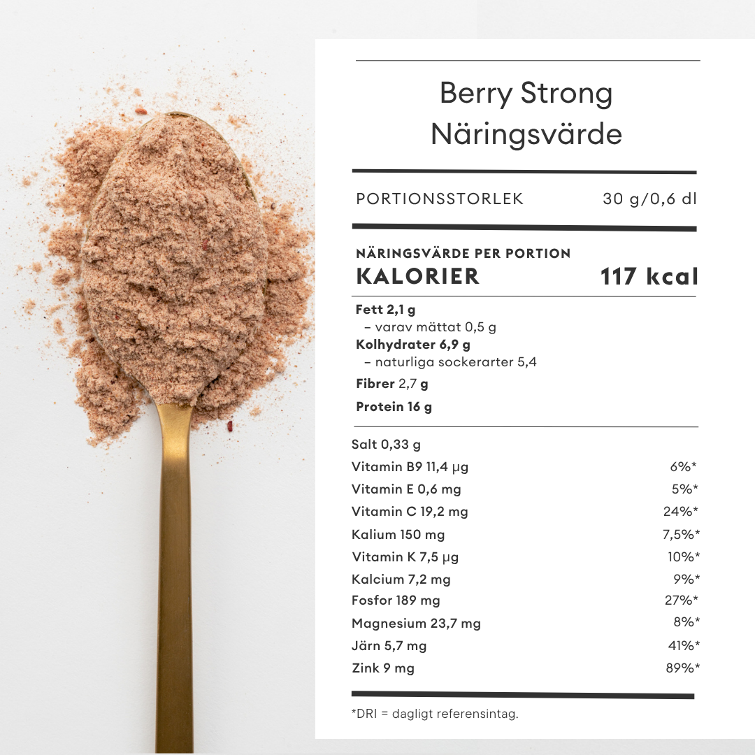 Berry Strong - Proteinpulver med bärblandning